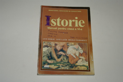 Istorie - Manual clasa a VI a - Burlec - Lazar foto