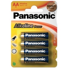 Baterii Alcaline AA Panasonic &raquo;LR6&laquo; 4 buc