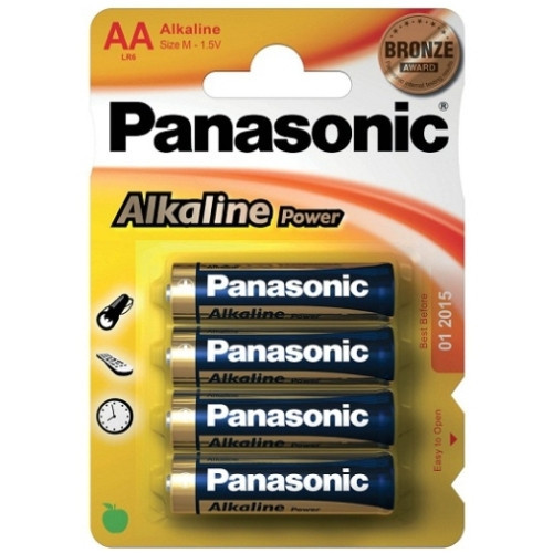 Baterii Alcaline Panasonic AA (LR6)