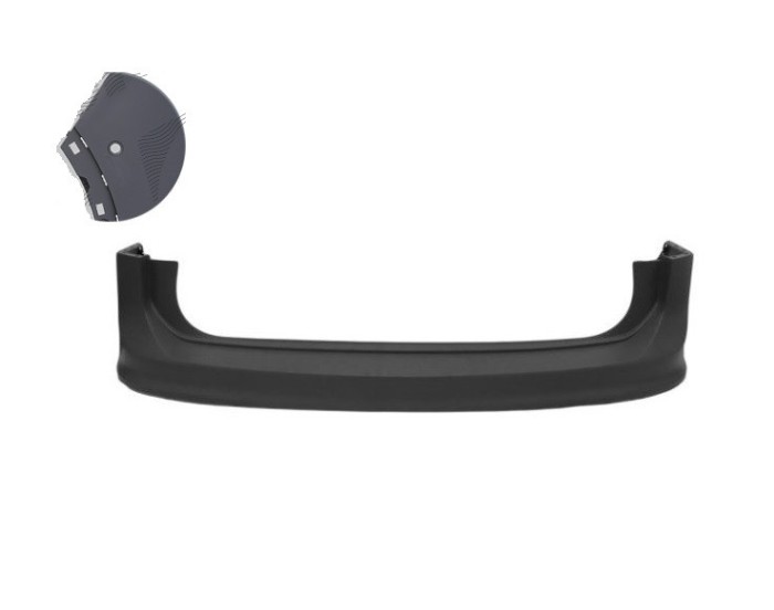 Bara spate VW TIGUAN, 05.2016-12.2020, model Allspace, cu 2 gauri pentru Senzori de parcare (PDC); grunduit