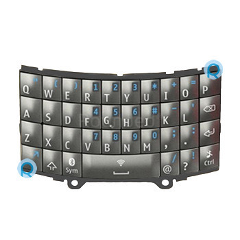 Tastatura Nokia 303 Asha QWERTY Grafit foto