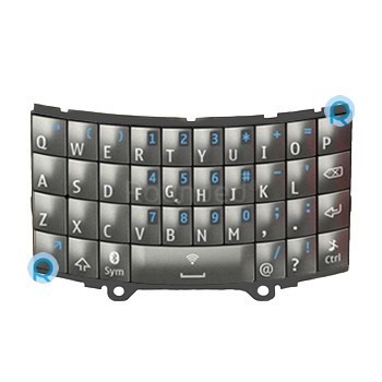 Tastatura Nokia 303 Asha QWERTY Grafit