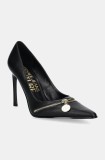 Versace Jeans Couture pantofi cu toc Sadie culoarea negru, 77VA3S27 71570 899