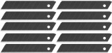 Set lame de schimb pentru cutter Strend Pro Premium BlackMatt, 18 mm, 10 bucati