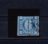 TSV - 1862 MICHEL 10 6 KREUZER, STAMPILAT