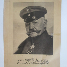 Rar! Manifest militar propagandistic semnat de Maresalul P.Von Hindenburg 1917