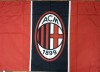 Steag fotbal - AC MILAN (dimensiuni 138x96 cm) - produs oficial, aproape nou