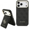 Husa MagSafe pentru Apple iPhone 17 Pro Max, Guess, Cardslot 4G, Neagra