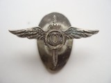 ROMANIA - INSIGNA MINIATURA PILOT MILITAR MODEL 1931, CAROL II, IM1.189