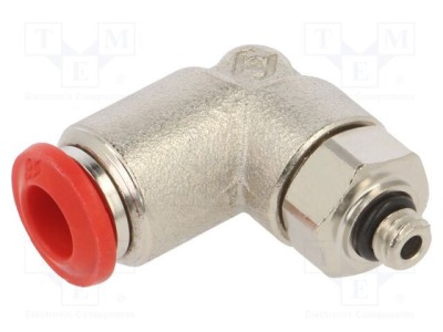 Racord push-in unghi M5 0,99&amp;divide;20bar alamă nichelată AIGNEP foto