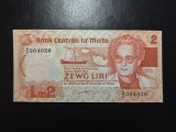 MALTA 2 LIRI 1967 / 1986 XF
