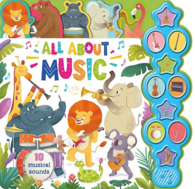 All about Music: Interactive Children&amp;#039;s Sound Book with 10 Buttons foto
