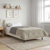 vidaXL Duvet de iarnă Patos Gri deschis 140 x 220 cm 42026319