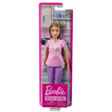 Barbie Cariere papusa asistenta medicala satena, Mattel