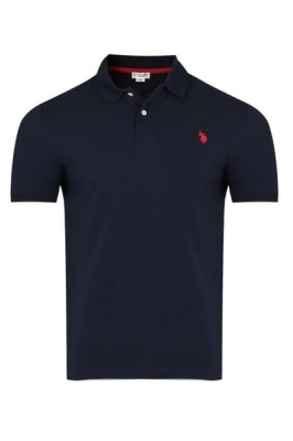 Tricou U.S. POLO ASSN. King bleumarin foto