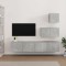 vidaXL Set dulap TV, 4 piese, gri beton, lemn prelucrat 3114641