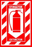 Semn pentru stingator extinctor