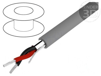 Cablu Alpha Essential C&amp;amp;C LSZH 1x2x24AWG foto