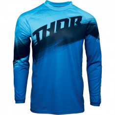 Tricou motocross Thor Sector Vapor culoare Negru/Albastru marime S Cod Produs: MX_NEW 29106126PE foto