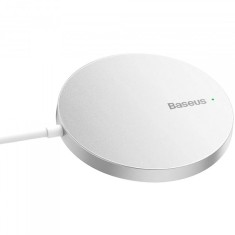 Incarcator Retea Wireless Baseus Simple Mini 3, 15W, 1.67A, Argintiu CCJJ040012