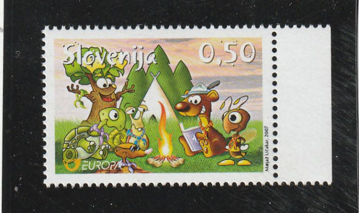 Slovenia 2007-Europa CEPT,Cercetasi,serie, dant,MNH,Mi.644