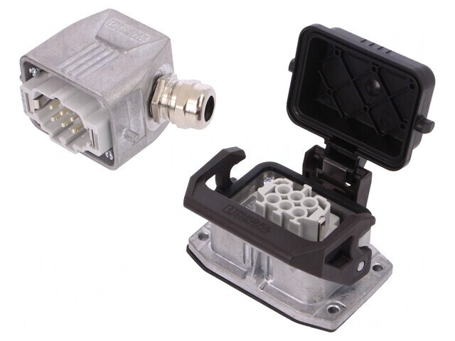 Conector HDC 500V 16A 6 PIN 6 PE