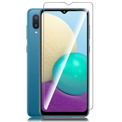 Folie Protectie Sticla Samsung Galaxy A02 Transparenta foto