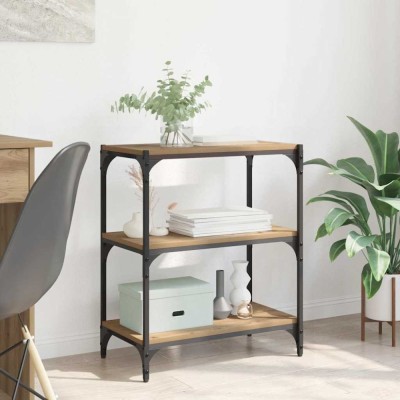 vidaXL Dulap pentru cărți stejar artizanal 40 x 33 x 70.5 cm 881106 foto