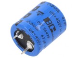 Condensator Electrolitic SNAP-IN 47uF 400V &Oslash;22x25mm