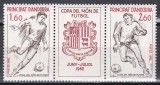 Andorra franceza 1982 - Cupa Mondială de fotbal - Spania, Staif cu Vinieta, MNH, Nestampilat