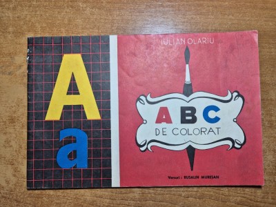 ABC de colorat - din anul 1981 foto