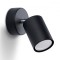 Lampă De Perete Lemmi Negru Oțel 1 Bec Tub Minimalist De Interior