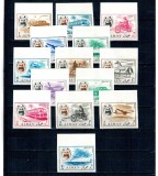 Ajman 1967 - Mijloace de transport, serie nedantelata neuzata