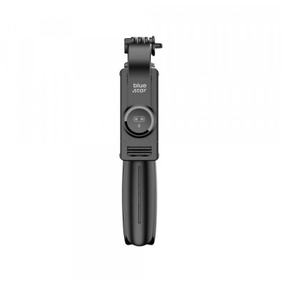 Selfie Stick Bluetooth Blue Star L21, Universal, Negru foto
