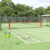 Plasa de tenis, negru si rosu, 500x100x87 cm, poliester GartenMobel Dekor, vidaXL