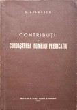 CONTRIBUTII LA CUNOASTEREA NUMELUI PREDICATIV-G. BELDESCU