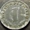 Moneda istorica 1 REICHSPFENNIG - GERMANIA NAZISTA, anul 1942 E * cod 1329