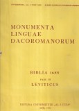 Monumenta Linguae Dacoromanorum. Biblia 1688, volumul 1: Leviticus