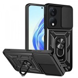 Husa pentru Honor X7b 5G / 90 Smart / X7b 4G, Techsuit, CamShield, Neagra