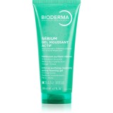 Bioderma S&eacute;bium Gel Moussant Actif gel intens pentru curatare pentru ten gras si problematic 200 ml