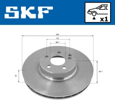 SKF VKBD 80205 V1 Disc frana foto