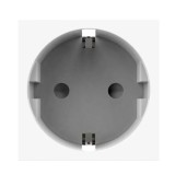 Priza simpla cu impamantare Livolo, 2 module, alb - RESIGILAT