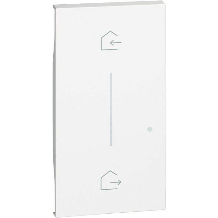 Placa controler conectat simbol IN OUT 2M Living Now Bticino alb KW40M2