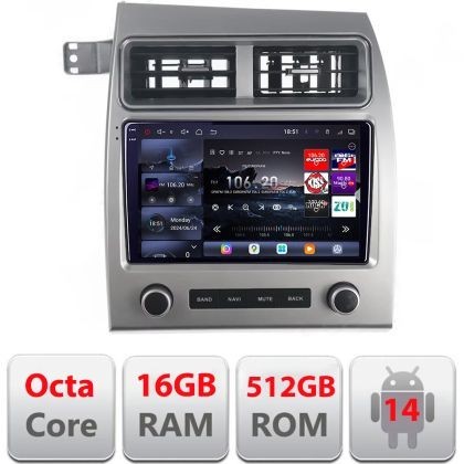 Navigatie Audi Q7 2005-2015 Qled 2K Octa Core 16+512 LTE 4G DSP Wifi 5Ghz android auto carplay radio gps internet kit-audi-q7+EDT-E809-2K CarStore Tec