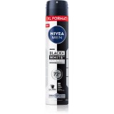 Nivea Men Black &amp; White Invisible Original spray anti-perspirant pentru barbati 200 ml