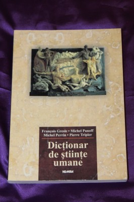 Dictionar de stiinte umane - Francois Gresle foto