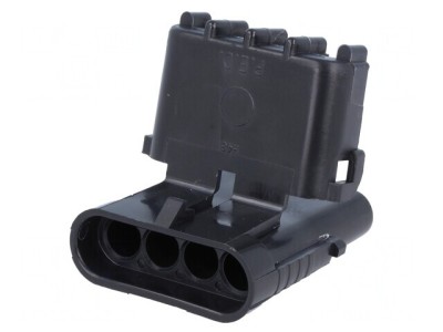Conector cablu-cablu Weather Pack mufă tată PIN 4 foto