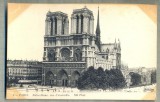 AD 105 C. P. VECHE - PARIS - NOTRE-DAME , VUE D&#039;ENSEMBLE -FRANTA, Circulata, Printata