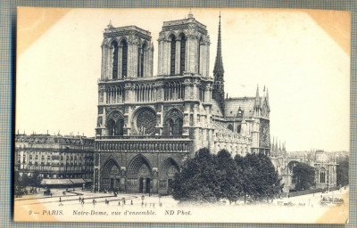AD 105 C. P. VECHE - PARIS - NOTRE-DAME , VUE D&amp;#039;ENSEMBLE -FRANTA foto