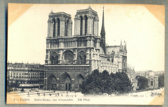 AD 105 C. P. VECHE - PARIS - NOTRE-DAME , VUE D&#039;ENSEMBLE -FRANTA